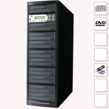 CopyBox 9 CD Duplicator Advanced - kopieer toren dupliceren grote aantallen cd dvd recordable zonder computer aansluiting software